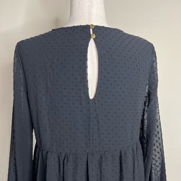 Vintage Target Exhilaration | Y2K Floral + Swiss Dot Babydoll Dress | Small - Picture 6 of 10